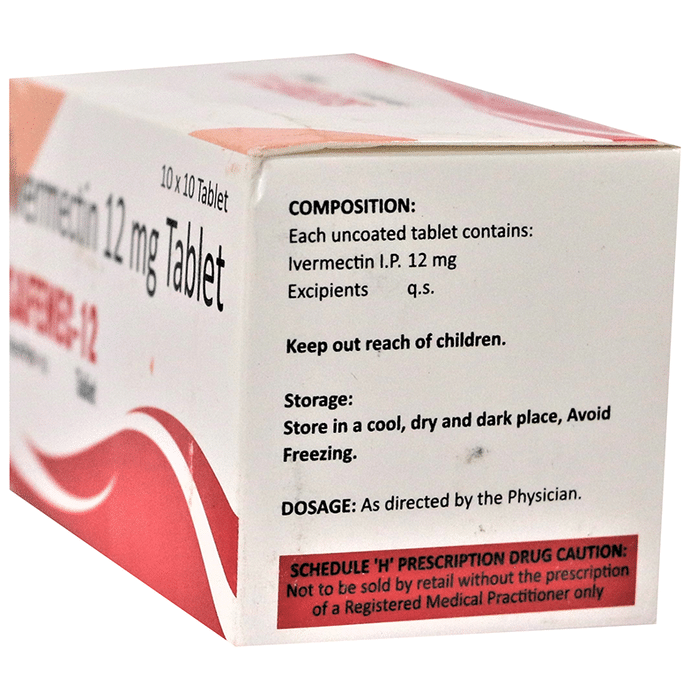 Safemec 12 Tablet Ivermectin 12mg