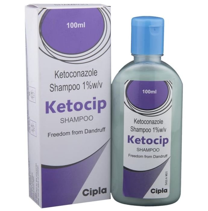 Ketocip Shampoo Ketoconazole 1% w/v