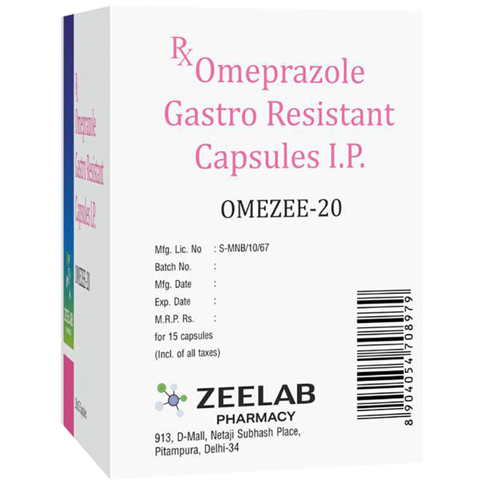 Omezee 20 Capsule Omeprazole 20mg