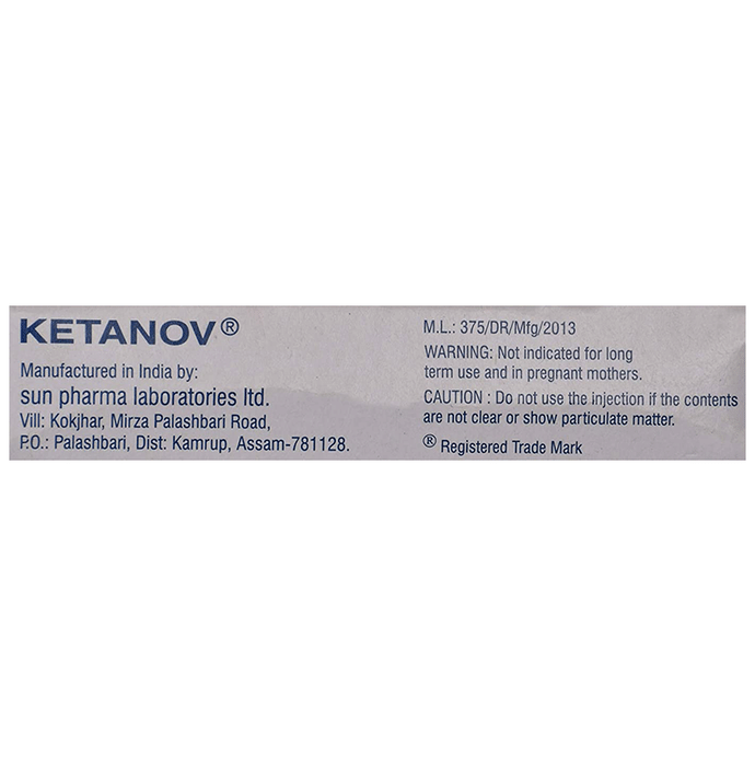 Ketanov Injection Ketorolac 30mg