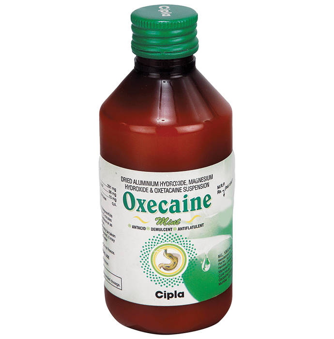 Oxecaine Oral Gel Oxetacaine 10mg/5ml + Aluminium Hydroxide 0.291mg/5ml + Magnesium 98mg/5ml