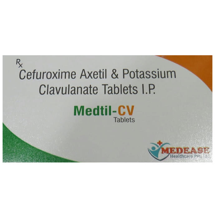 Medtil-CV Tablet Cefuroxime 500mg + Clavulanic Acid 125mg