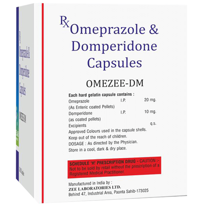 Omezee-DM Capsule Domperidone 10mg + Omeprazole 20mg