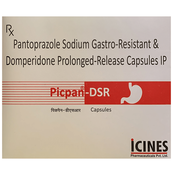 Picpan-DSR Capsule Domperidone 30mg + Pantoprazole 40mg