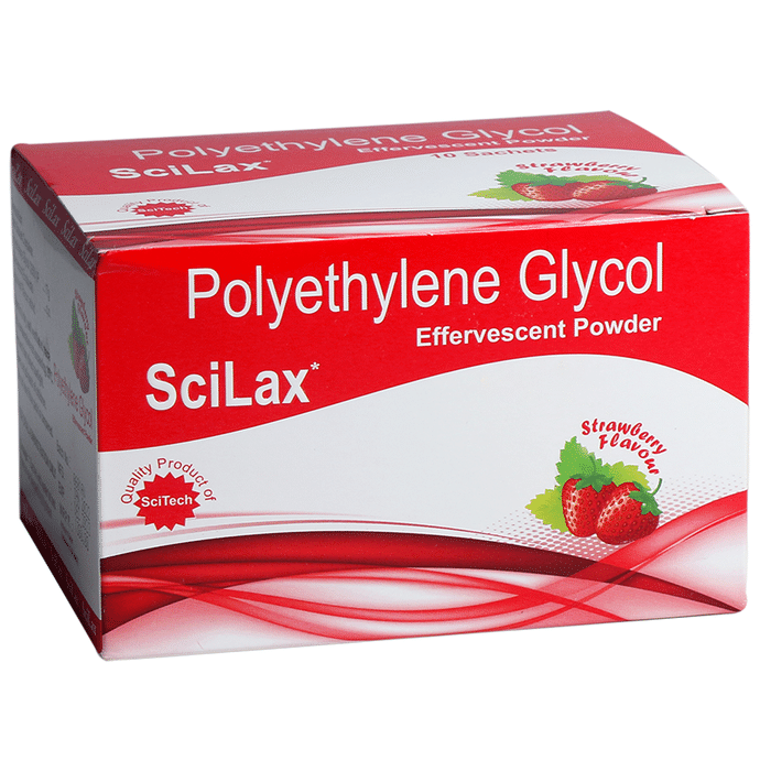 Scilax Powder Strawberry Polyethylene Glycol 17gm