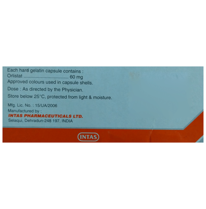 Obelit 60 Capsule Orlistat 60mg