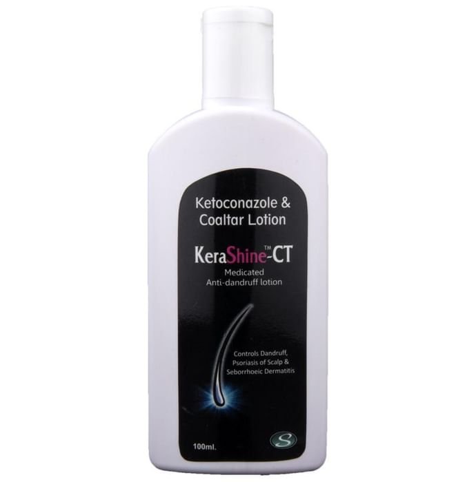 Kerashine-CT Anti-Dandruff Lotion Ketoconazole 2% w/v + Coal Tar 4% w/v