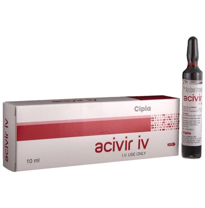 Acivir IV Injection Acyclovir 25mg/ml