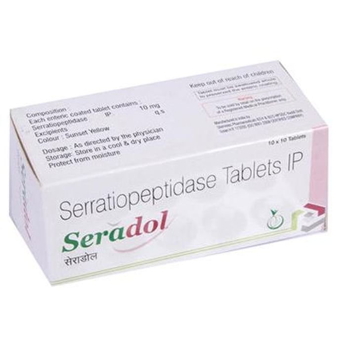 Seradol Tablet Serratiopeptidase 10mg