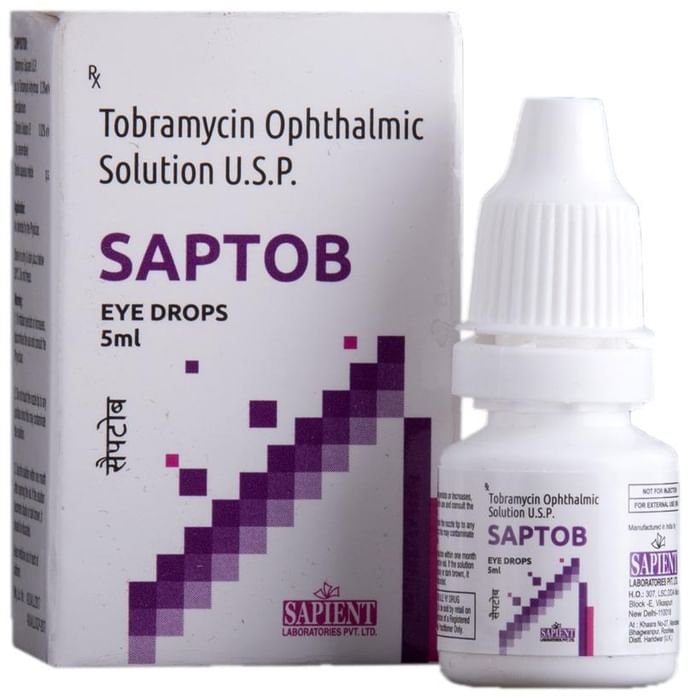 Saptob Eye Drop Tobramycin 0.3% w/v