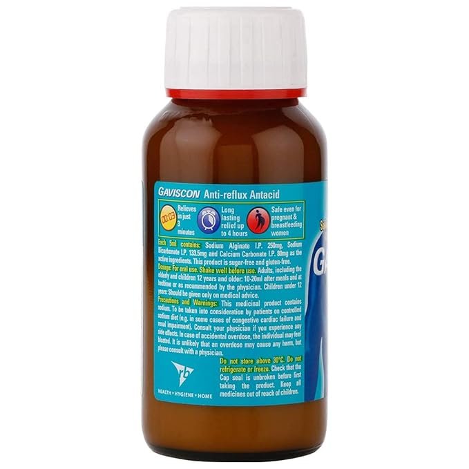 Gaviscon Oral Suspension | For Heartburn, Indigestion & Stomach Care | Peppermint Flavour