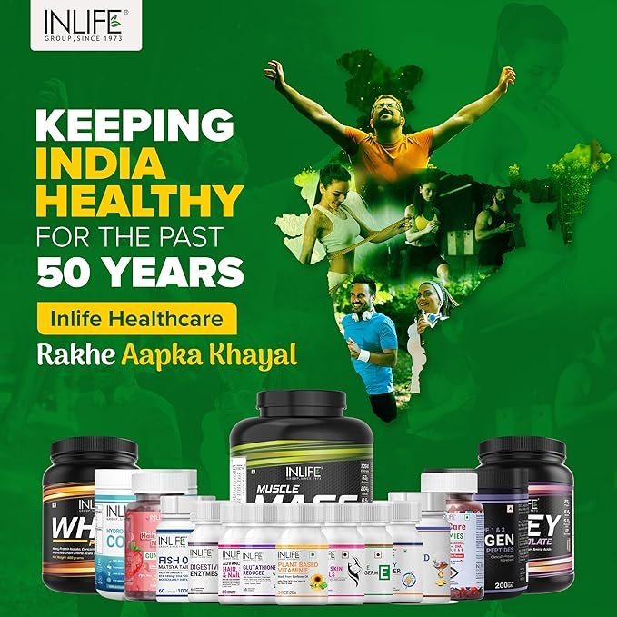 Inlife Garcinia Cambogia (60% HCA) 1600mg per serving Vegetarian Capsules