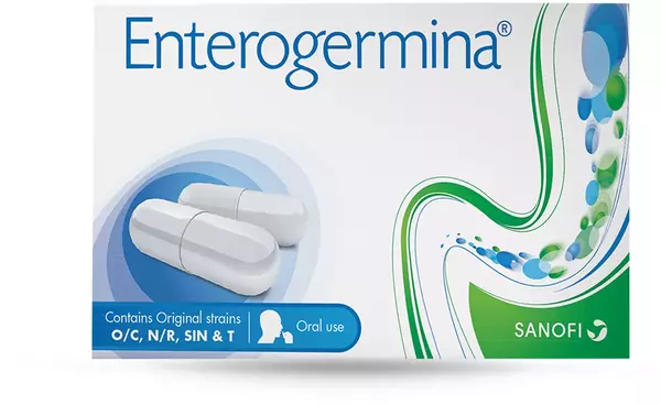 Enterogermina Probiotic Supplement | For Alterations of Intestinal Bacterial Flora & Stomach Care|capsules.