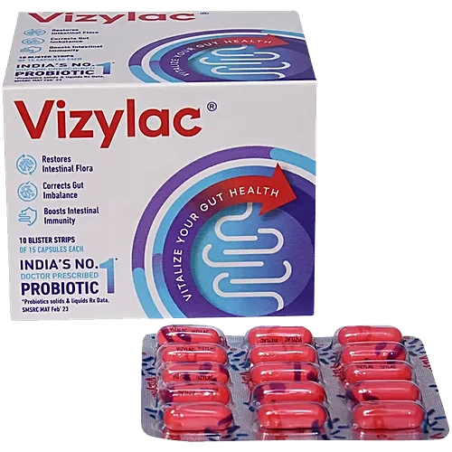 Vizylac Capsule | For Stomach Care | Restores Intestinal Flora & Intestinal Immunity