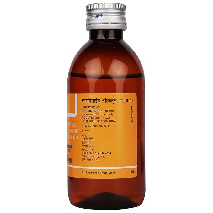 Carmicide Adults Liquid with Sodium Citrate & Citric Acid