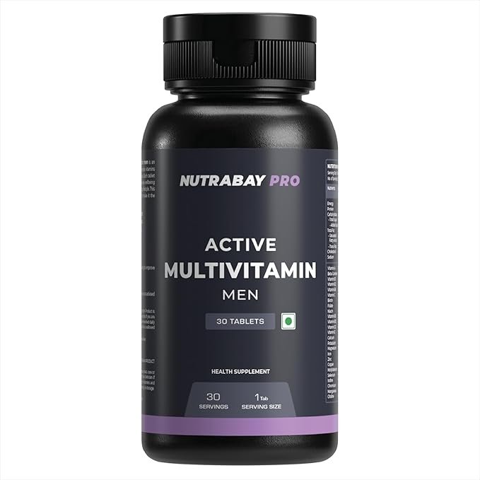 Nutrabay Pro Active Multivitamin Men Tablet|30 tablet.