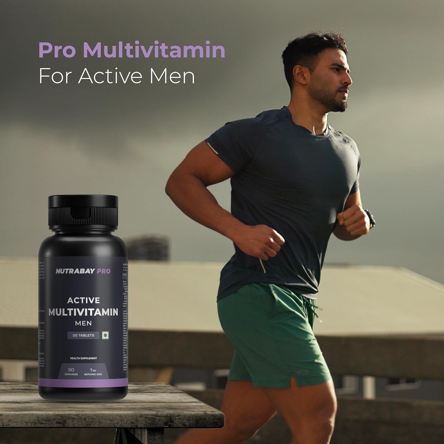 Nutrabay Pro Active Multivitamin Men Tablet|30 tablet.