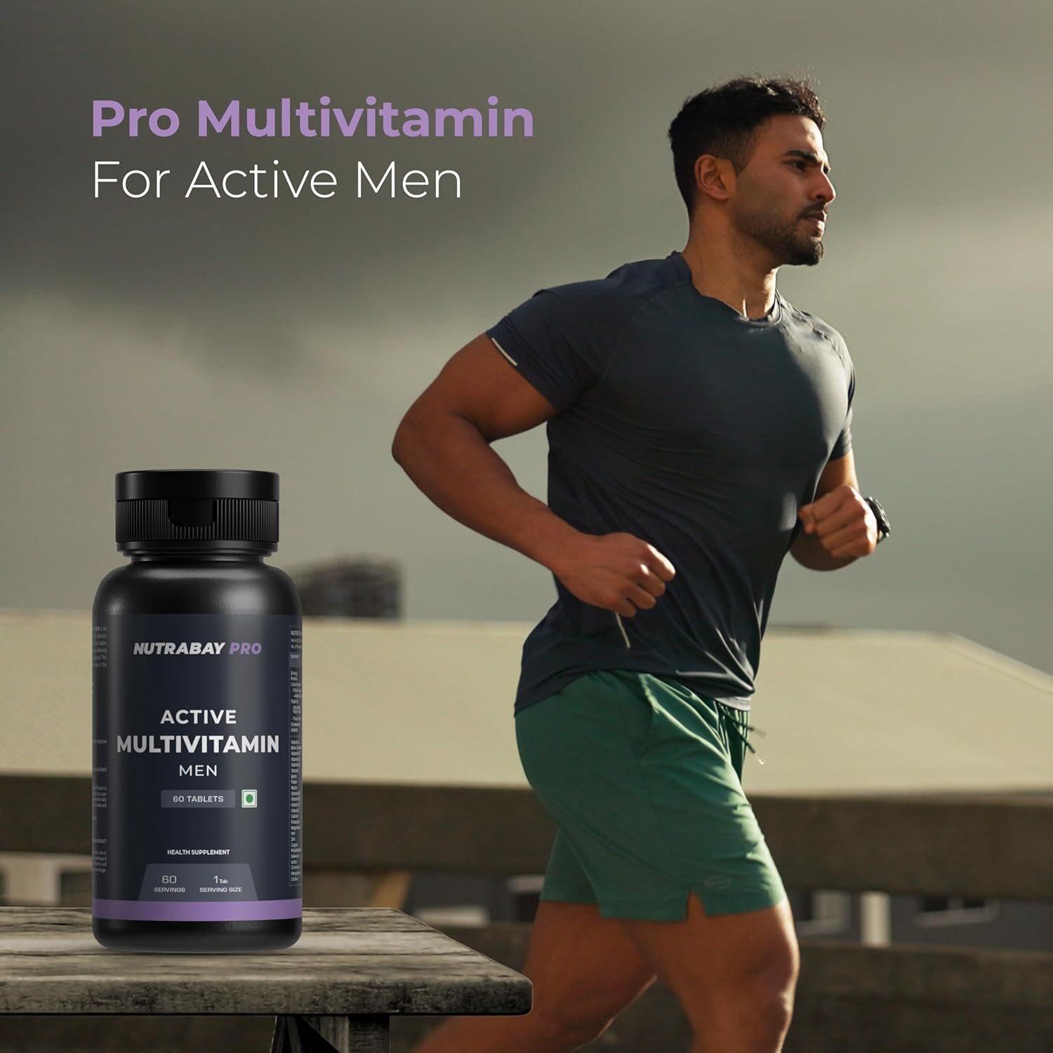 Nutrabay Pro Active Multivitamin Men Tablet|60 tablet.